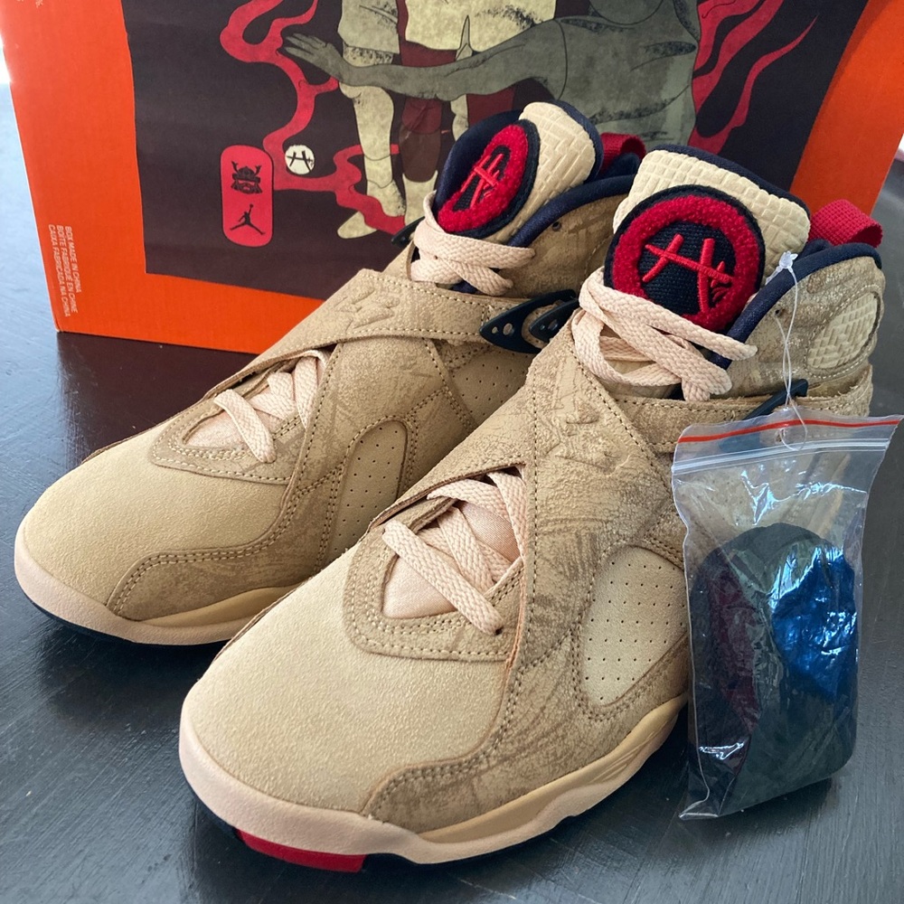 AJ 8 Retro SE x Rui Hachimura DO2496 700 M Sz 7.5 B Grade Perfect Condo 😮‍💨🔥